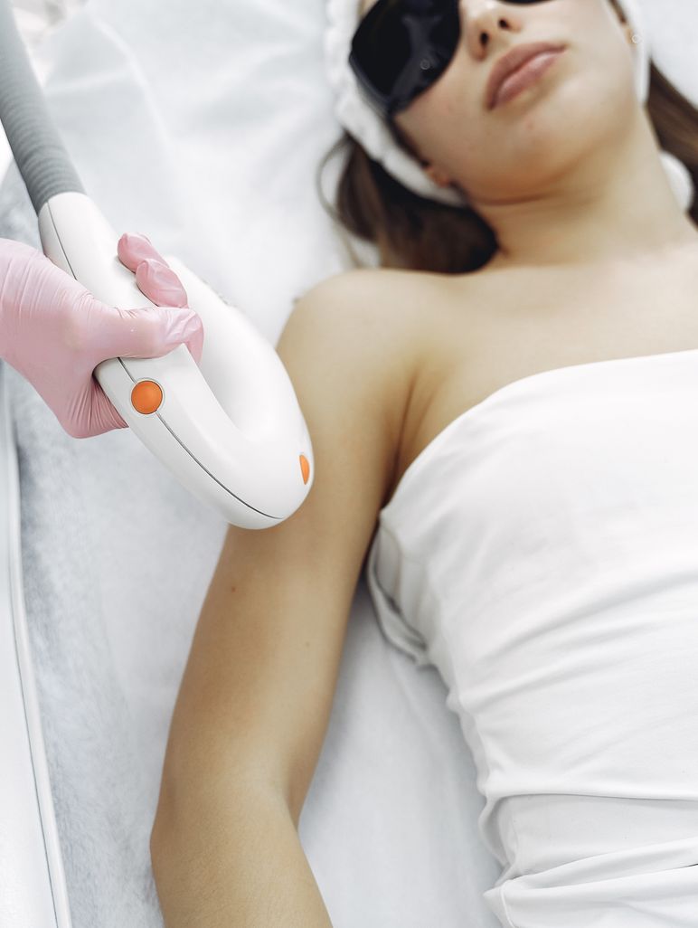 G-String laser hair removal treatment